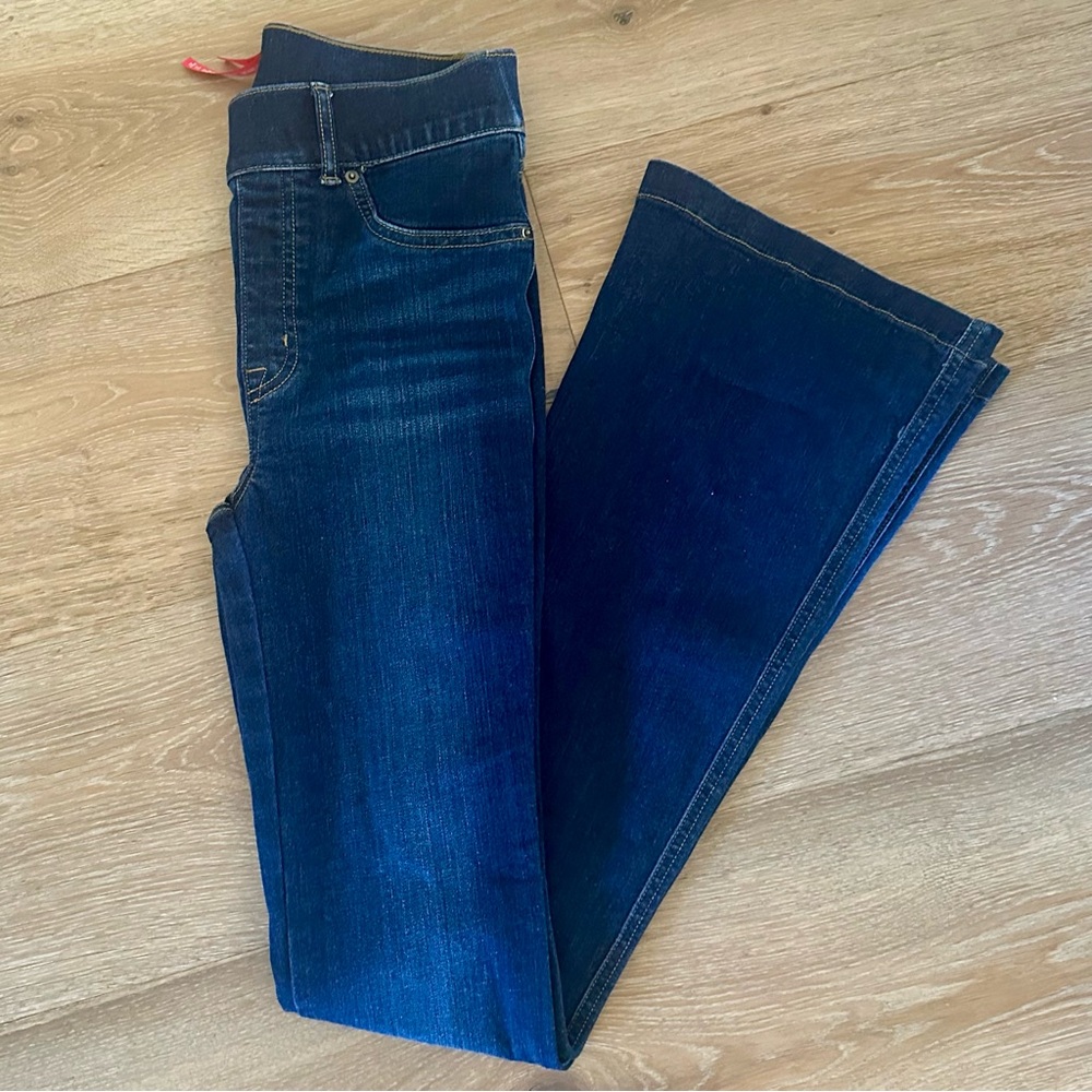 SPANX High Rise Flare Leg Jeans - Picture 3 of 8